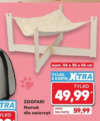 Hamak dla zwierząt Zoofari promocja w Kaufland