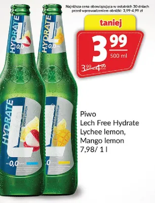 Piwo Lech Free Hydrate Lychee lemon promocja w Prim Market