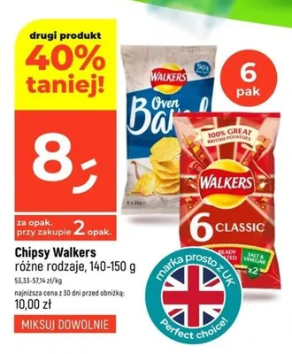 Chipsy Walkers promocja w Dealz