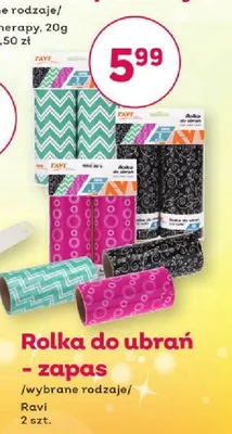 Rolka do ubrań - zapas Ravi, wybrane rodzaje, 2 szt. promocja w Bliski