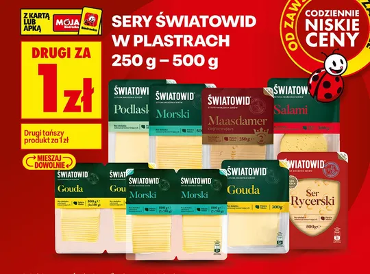 Ser w plastrach Światowid Podlaski promocja w Biedronka
