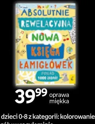 Książka Absolutnie rewelacyjna nowa księga łamigłówek promocja w Empik