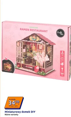 Miniaturowy domek DIY promocja w Action