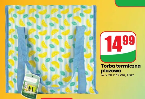 Torba termiczna plażowa promocja w Dino