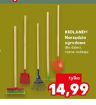 Narzędzia ogrodowe dla dzieci Kidland promocja w Kaufland