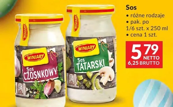 Sos różne rodzaje promocja w Makro