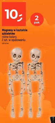 Magnesy w kształcie szkieletów 2-pak promocja w Dealz