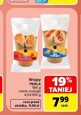 Wrapy Perla promocja w Carrefour