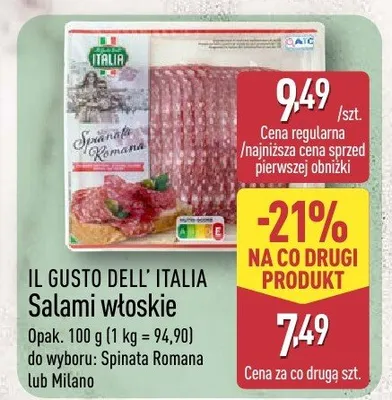 Salami promocja w Aldi