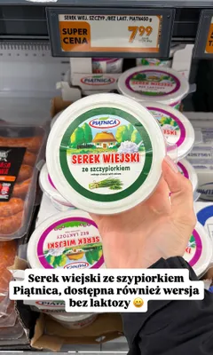 Serek wiejski Piątnica promocja w Biedronka