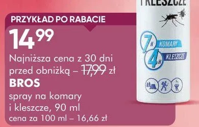 Spray BROS spray na komary wewnątrz promocja w Makro
