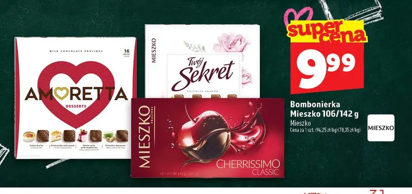 Bombonierka Mieszko promocja w TOPAZ