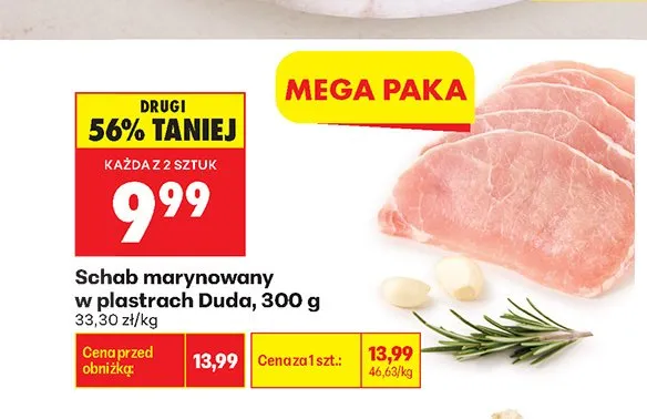 Schab marynowany w plastrach Duda promocja w Biedronka