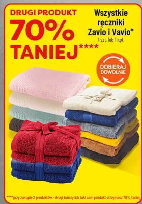 Ręczniki Zavio i Vavio promocja w POLOmarket