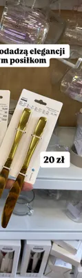 Zestaw 4 złotych noży Pepco Home promocja w Pepco