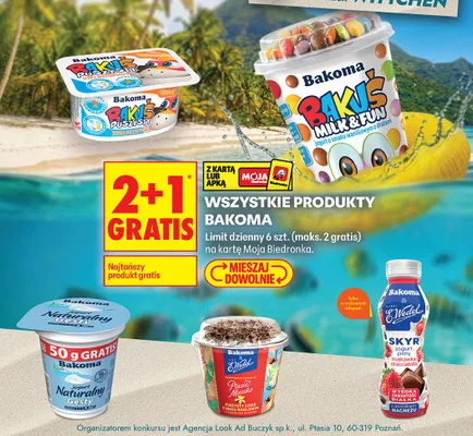 Produkty Bakoma promocja w Biedronka