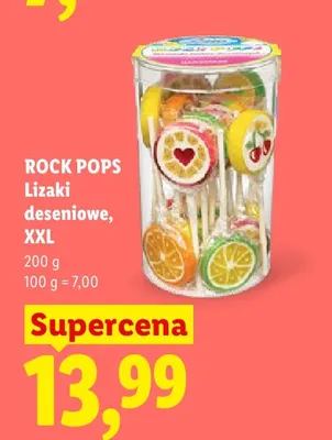 Lizaki deseniowe XXL Rock Pops promocja w Lidl
