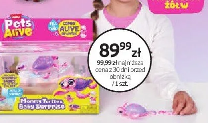 Zabawka ZURU Pets Alive Mommy Turtles Baby Surprise promocja w Dzień Dziecka