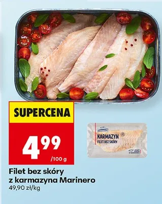 Filet bez skóry z karmazyna promocja w Biedronka