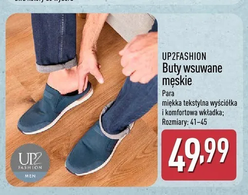 Buty wsuwane męskie UP2FASHION promocja w Aldi
