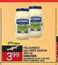 Majonez Babuni Hellmann's Unilever promocja w Wafelek