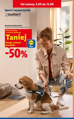 Smycz automatyczna dla psa Zoofari promocja w Lidl