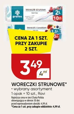 Woreczki strunowe promocja w Chata Polska