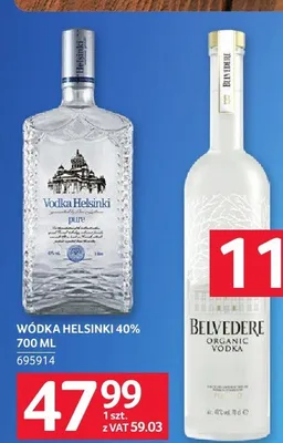 Wódka Helsinki 40% promocja w Selgros