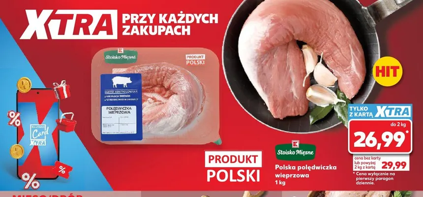 Polska polędwiczka wieprzowa promocja w Kaufland