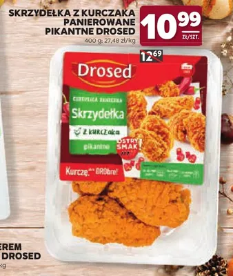 Skrzydełka z kurczaka panierowane pikantne Drosed promocja w Stokrotka