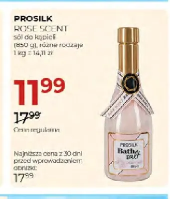 Sól do kąpieli Prosilk Rose Scent promocja w Drogerie Jawa
