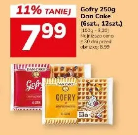 Gofry 250g Dan Cake (6szt., 12szt.) promocja w Hitpol
