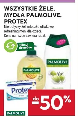 Wszystkie żele, mydła Palmolive, Protex promocja w Stokrotka