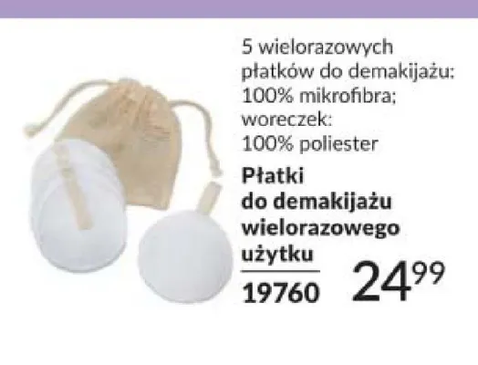 Płatki do demakijażu wielorazowego użytku promocja w AVON
