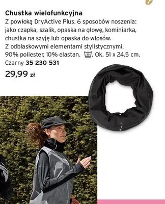 Chustka wielofunkcyjna promocja w Tchibo