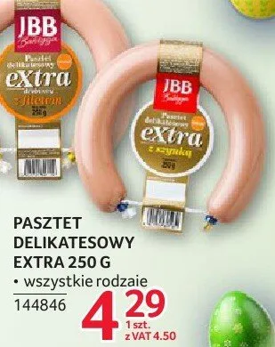Pasztet delikatesowy extra JBB Bałdyga 250g wszystkie rodzaje promocja w Selgros