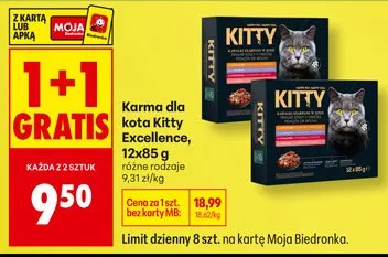 Karma dla kota Kitty excellence promocja w Biedronka