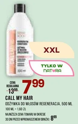 Odżywka do włosów regeneracja promocja w Drogerie Natura