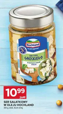 Ser sałatkowy w oleju Hochland promocja w Stokrotka