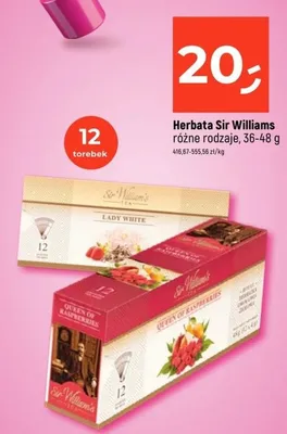 Herbata Sir Williams różne rodzaje promocja w Dealz