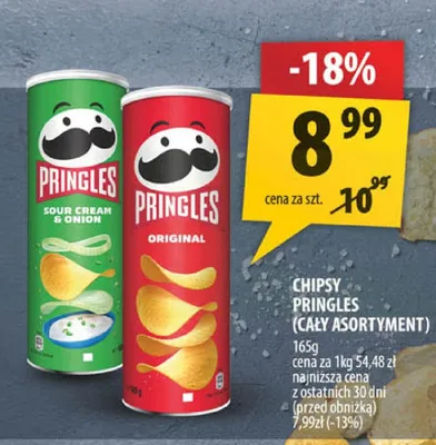 Chipsy Pringles Original promocja w Arhelan