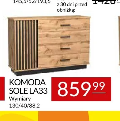 Komoda Sole LA33 promocja w Abra Meble