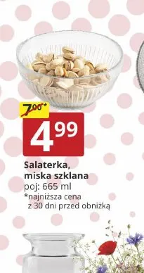 Salaterka miska szklana promocja w Prymus AGD