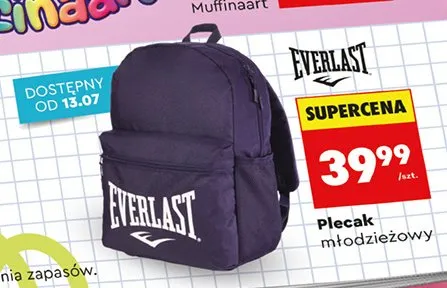 Plecak młodzieżowy Everlast promocja w Biedronka