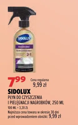 Płyn do czyszczenia i pielęgnacji nagrobków Sidolux promocja w Drogerie Natura