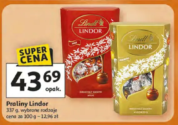 Praliny Lindor promocja w Auchan