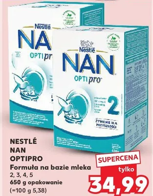 Formuła na bazie mleka NAN OPTIPRO 4 promocja w Kaufland