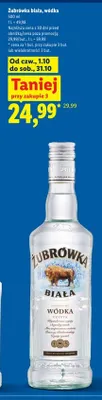 Wódka Żubrówka Biała promocja w Lidl