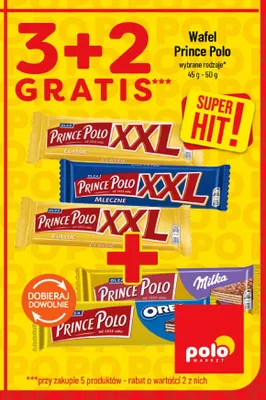 Wafel Prince Polo Milka promocja w POLOmarket