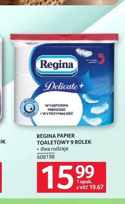 Papier toaletowy Regina Delicate+ promocja w Selgros